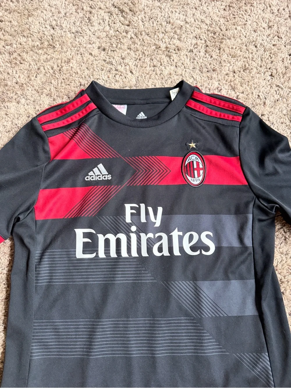 Adidas Climacool Jersey AC Milan Fly Emirates Youth Medium Italy